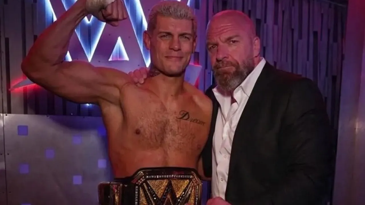 Just Now Triple H Strips Cody Rhodes Of Wwe Title After Cody Breaks