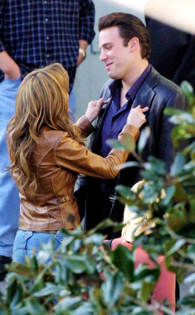 The two prepare to film a scene for the movie in West Hollywood. The couple met on the set of the film.