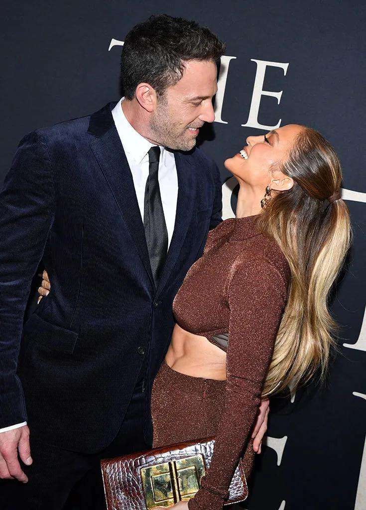 Jen and Ben put on a sizzling display on the red carpet at the premiere of his film The Last Duel in New York City.