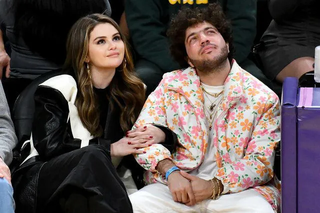 Allen Berezovsky/Getty Images Selena Gomez and Benny Blanco