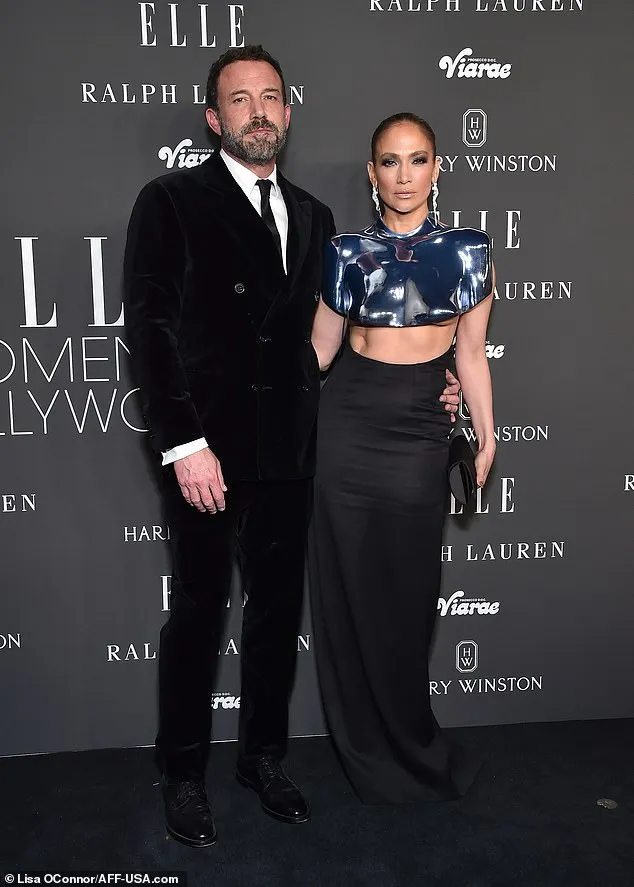 Rumours have been swirling around J Lo and Ben Affleck for several weeks amid reports he has moved out of their marital home and is living in a rental (couple pictured together in December)