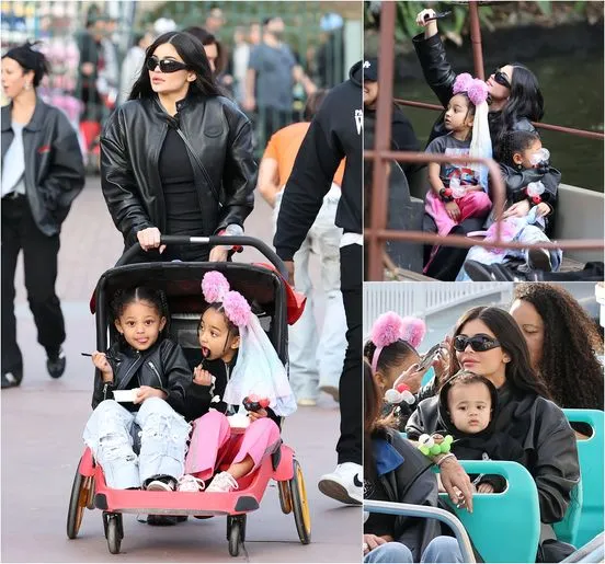 Cover Image for Kylie Jenner Treats Stormi And Aire To A Fun-filled Disneyland Adventure With Cousin Chicago Kardashian