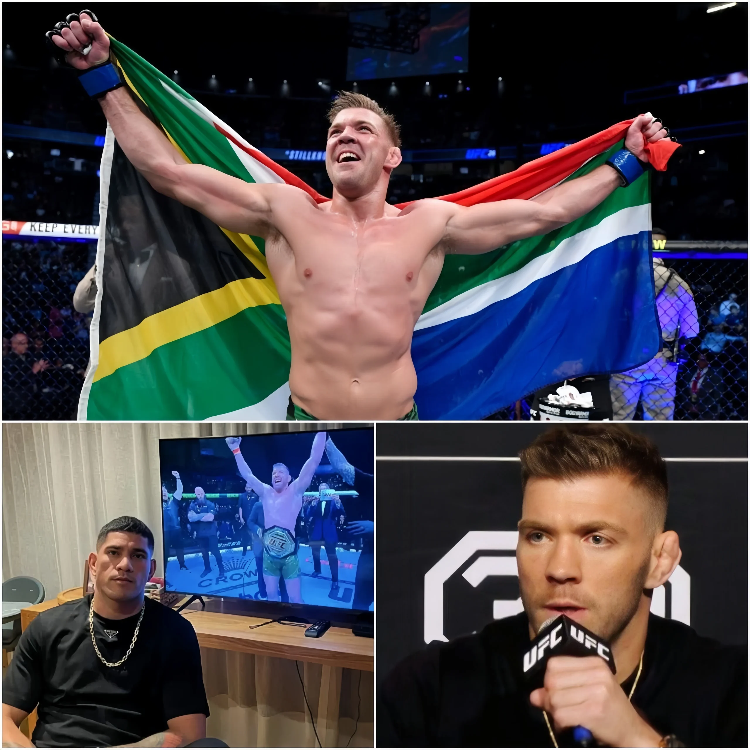 Cover Image for GRAN AVANCE: El Gobierno de Sudáfrica Negocia para Llevar el Evento de UFC a Casa con Dricus Du Plessis – “La Pelea Será en Sudáfrica!