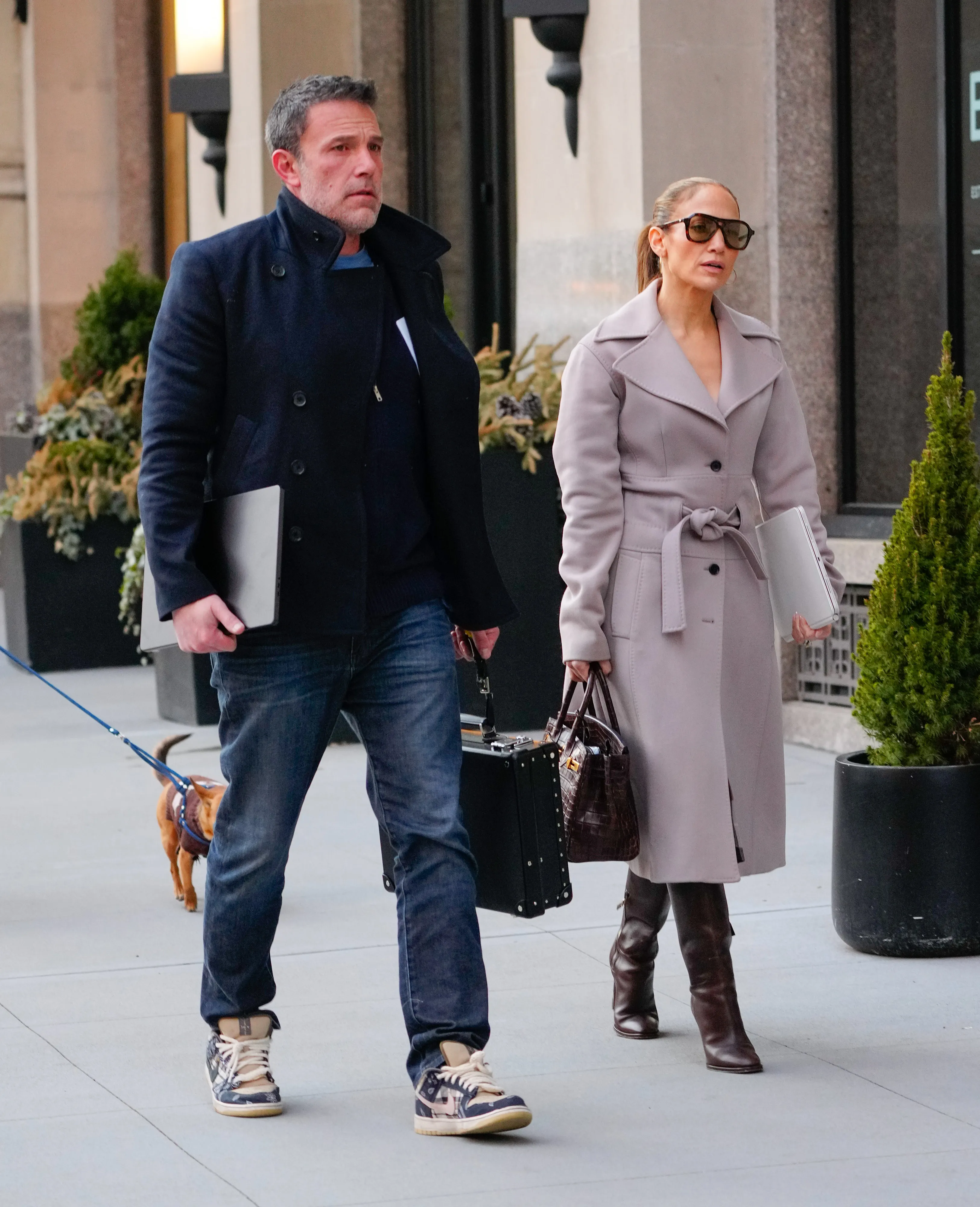 Ben Affleck and Jennifer Lopez in New York in March 2024.