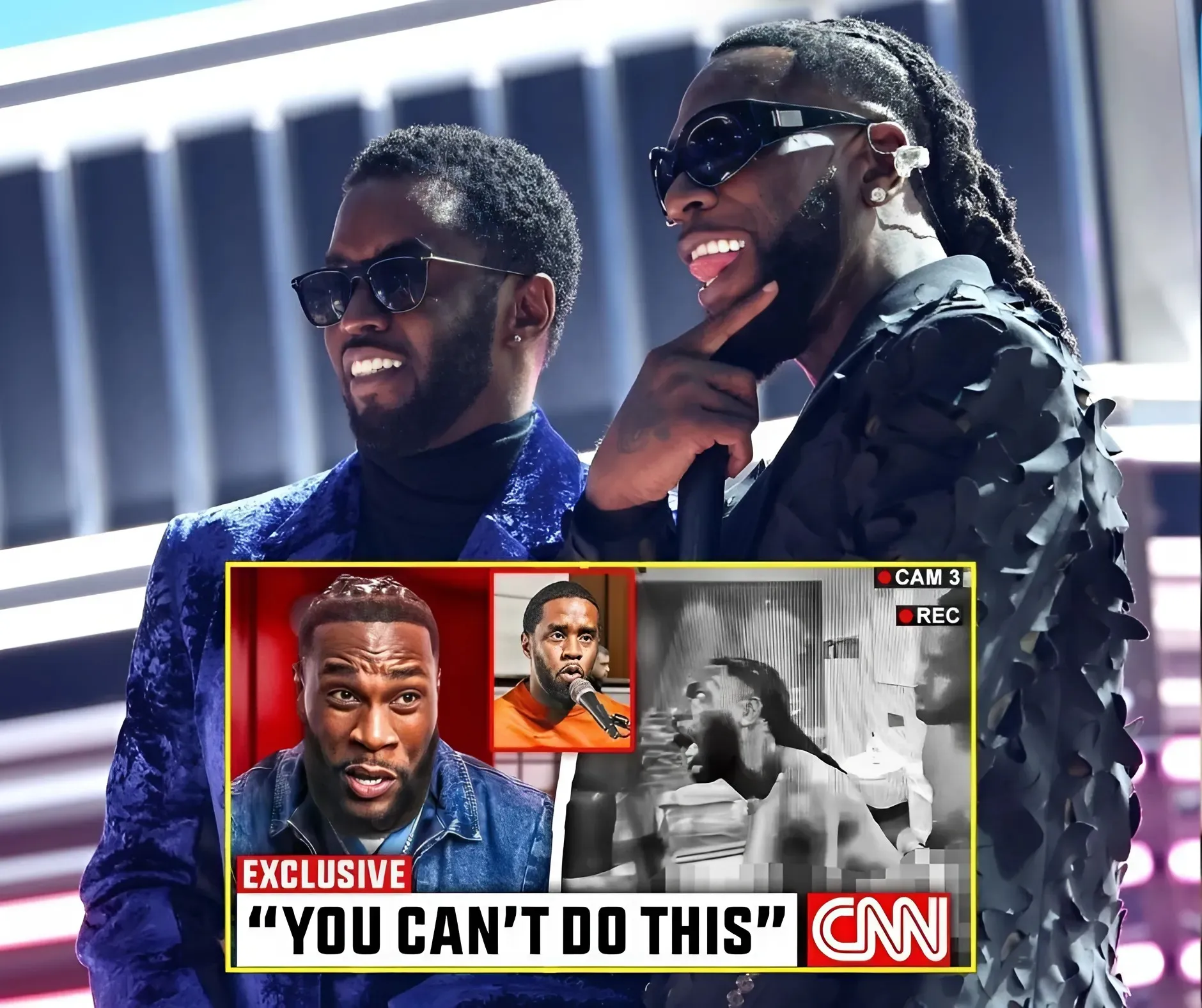 🛑3 MINUTES AGO: Burna Boy LOSES IT after CNN leaks tape of him and Diddy