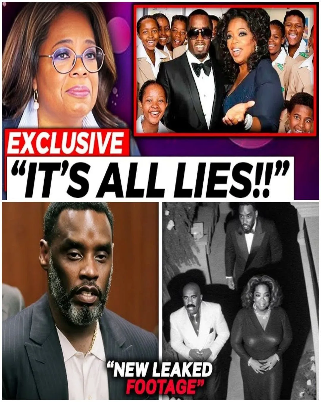 🛑(VIDEO) Oprah Winfrey Talks About Her Leaked Video Of Her Sacrificing Young Boys With Diddy