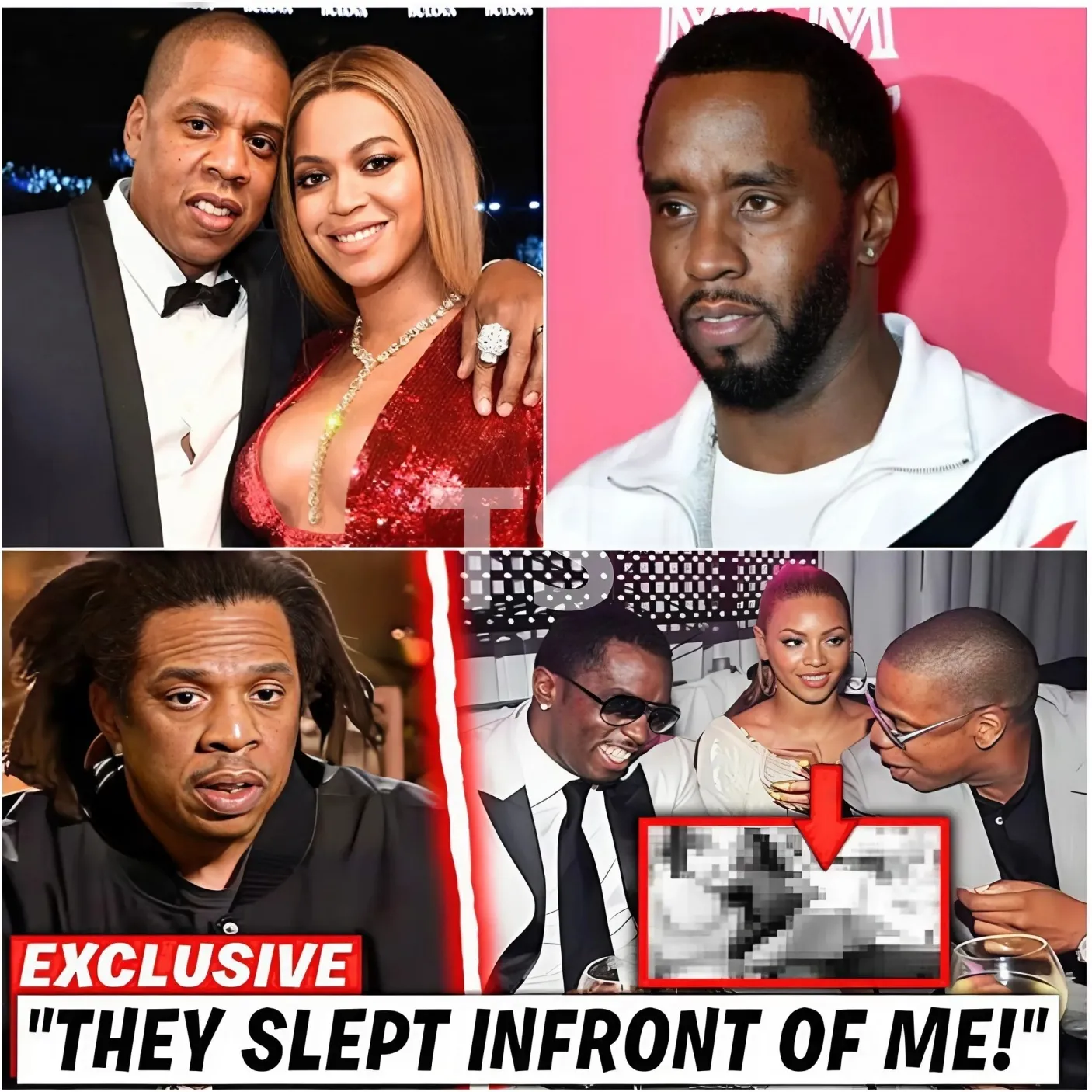 Jay Z Révèle Qu’il N’est Plus Un Ami De Diddy Parce Qu’il A Couché Avec Beyoncé Devant Moi.