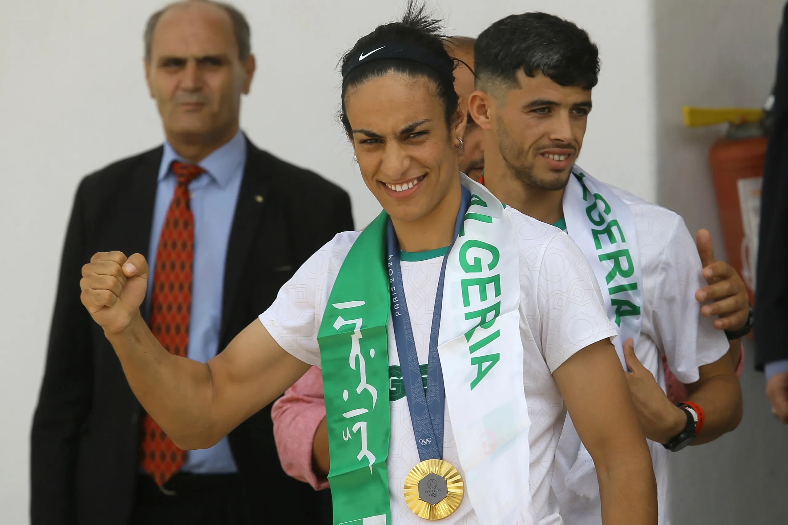 French prosecutors investigate gender-based cyber harassment of Algerian  Olympic champ Imane Khelif – NewsNation