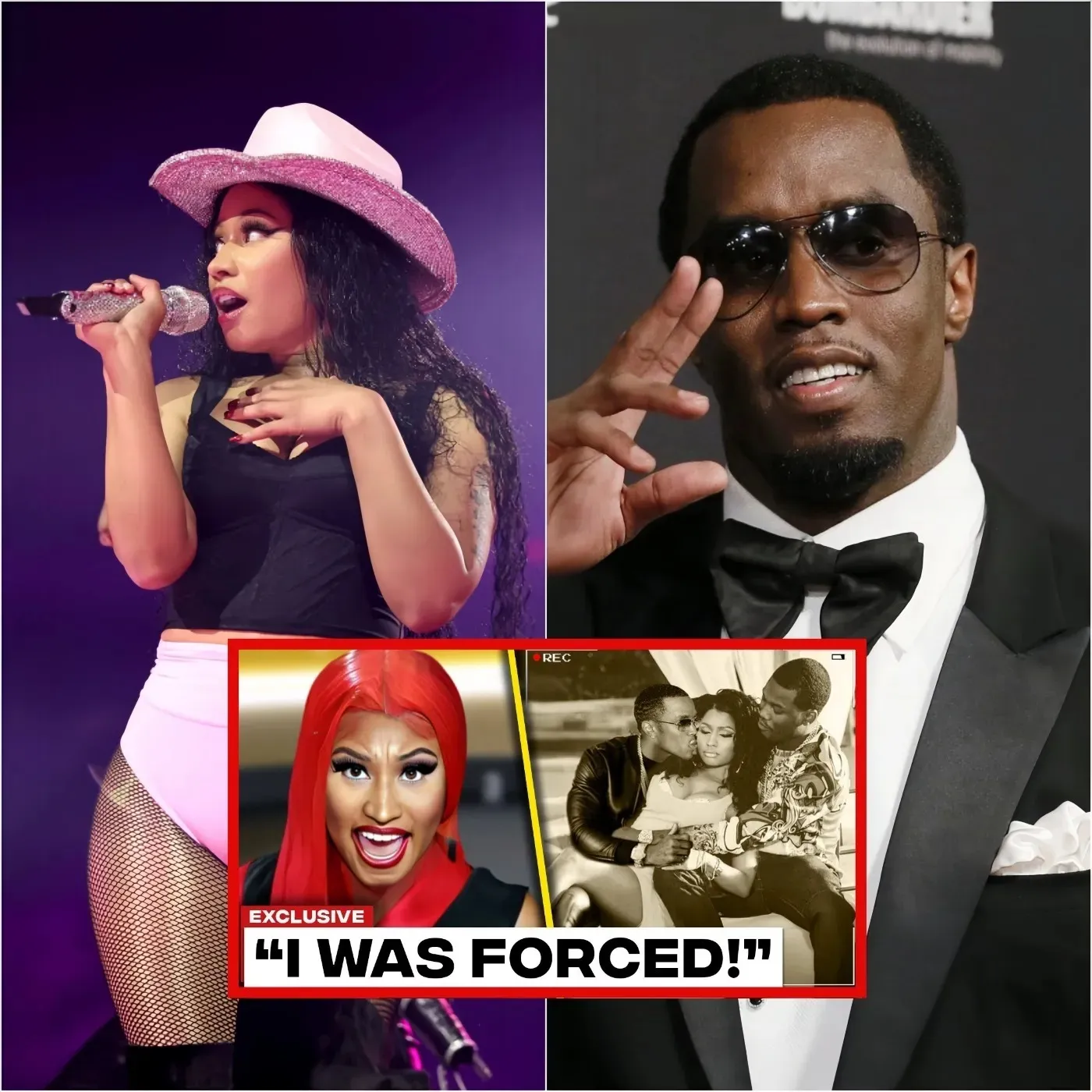 Nicki Minaj Révèle Des Preuves Choquantes Selon Lesquelles Meek Mill Et Diddy L’ont Forcée À Des Rencontres Inappropriées