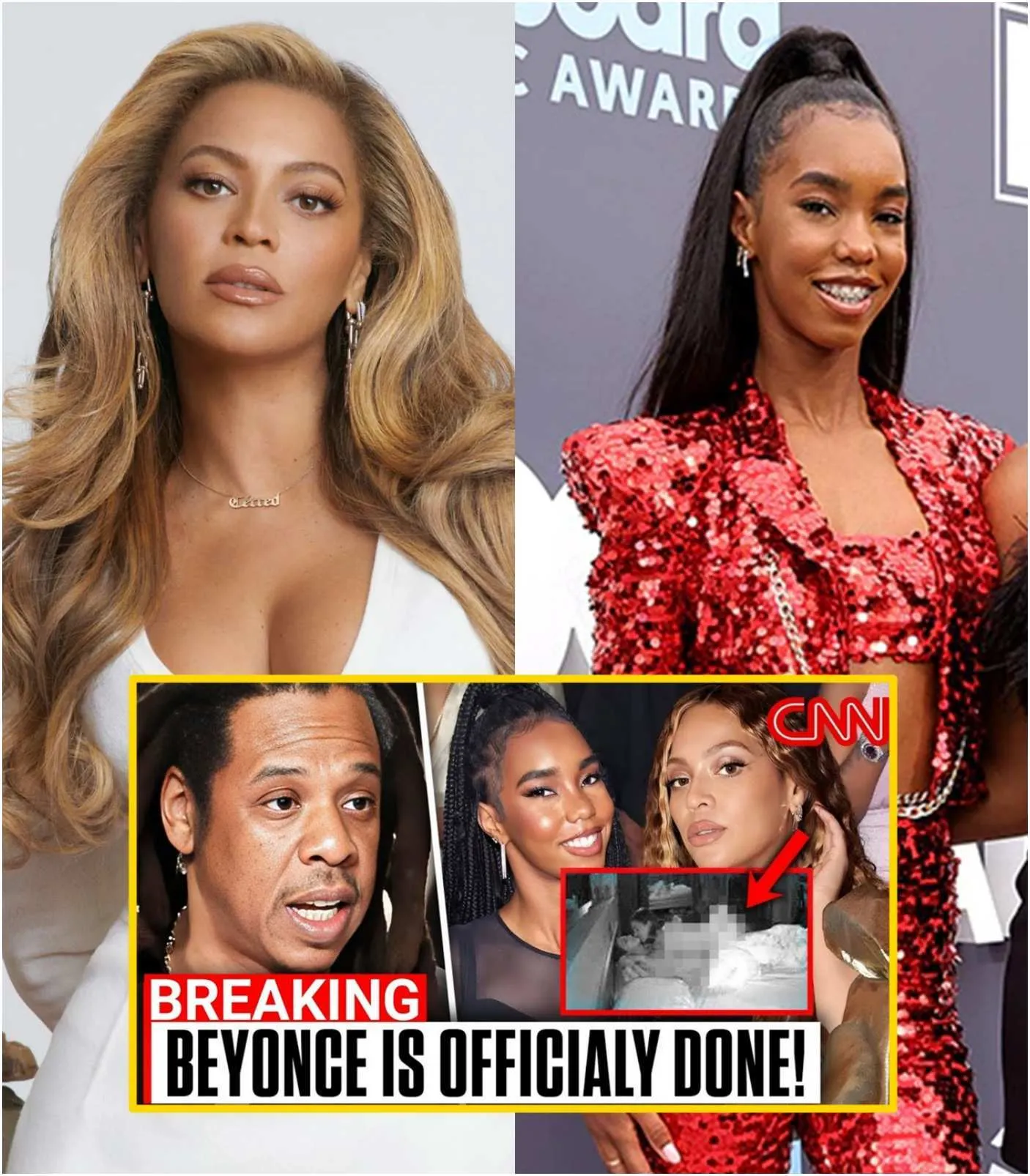 Jay Z a divulgué de nouvelles images bizarres de Beyoncé avec la fille de Diddy?!