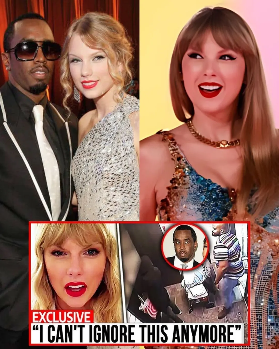 L’équipe De Relations Publiques De Taylor Swift Se Démène Pour Effacer Toute Trace D’elle Avec P. Diddy Sur Internet !