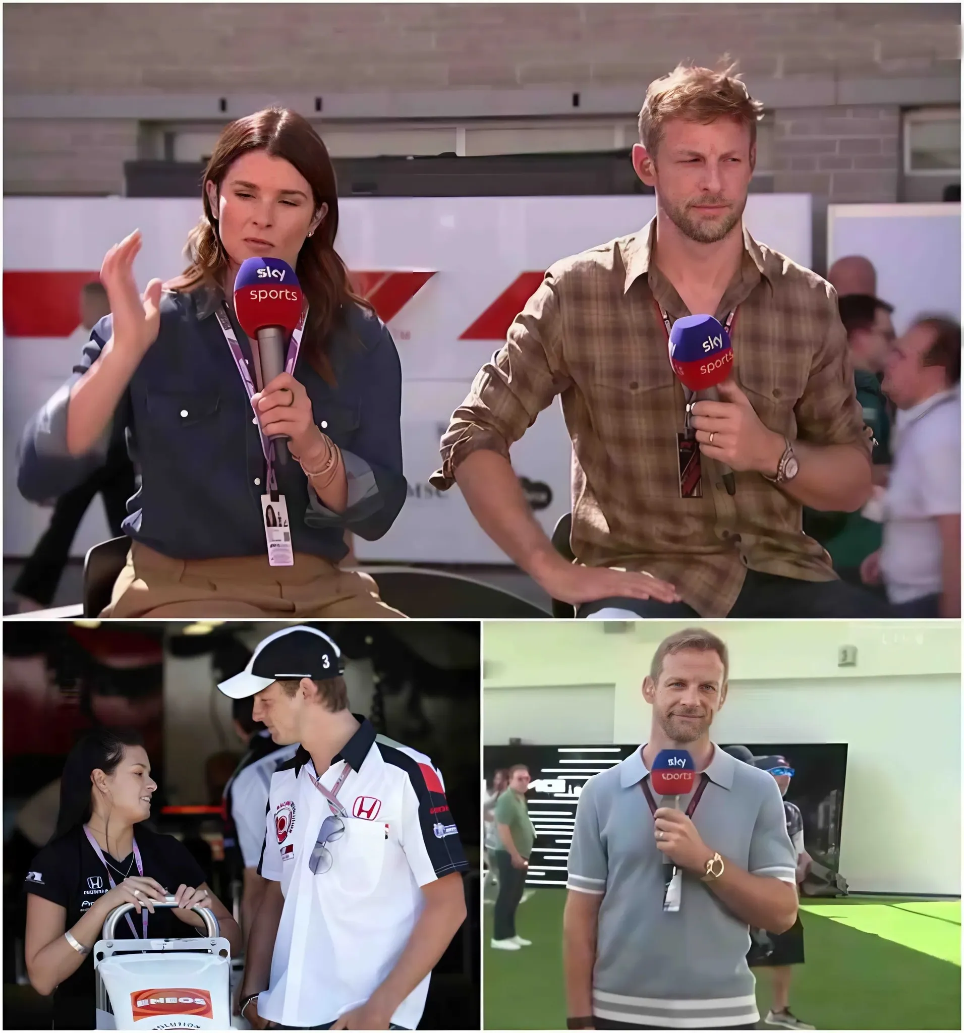 Cover Image for “LACK OF DEEP UNDERSTANDING” Jenson Button Angry Speaks Out Danica Patrick To Learn More About F1 Before Joining Sky Sport