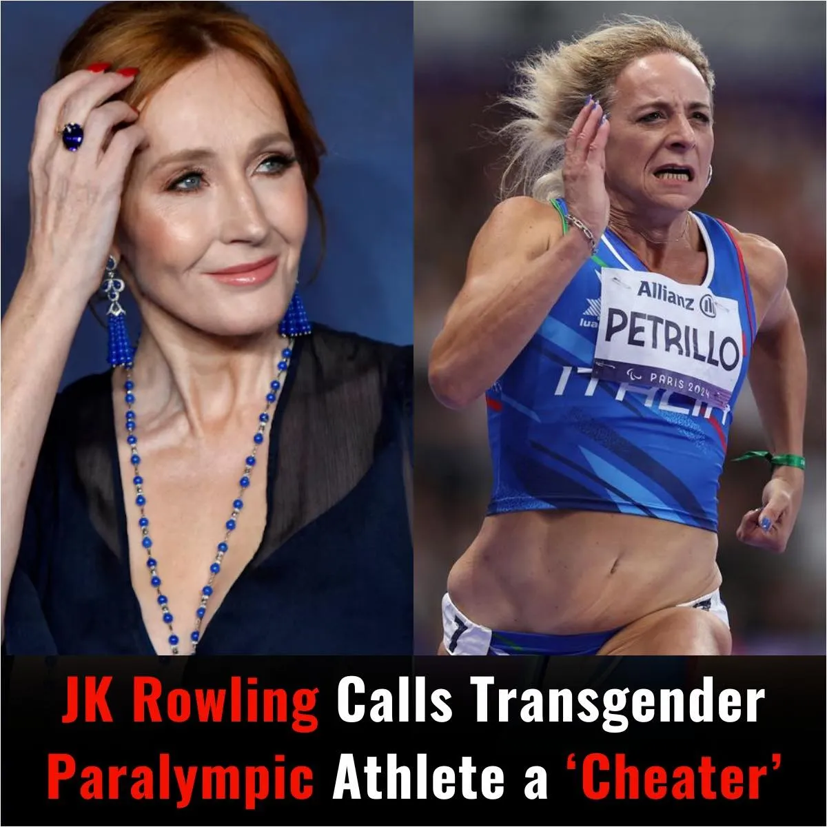 Cover Image for JK Rowling gera polêmica ao chamar a atleta paraolímpica transgênero Valentina Petrillo de “trapaceira” em defesa do esporte feminino