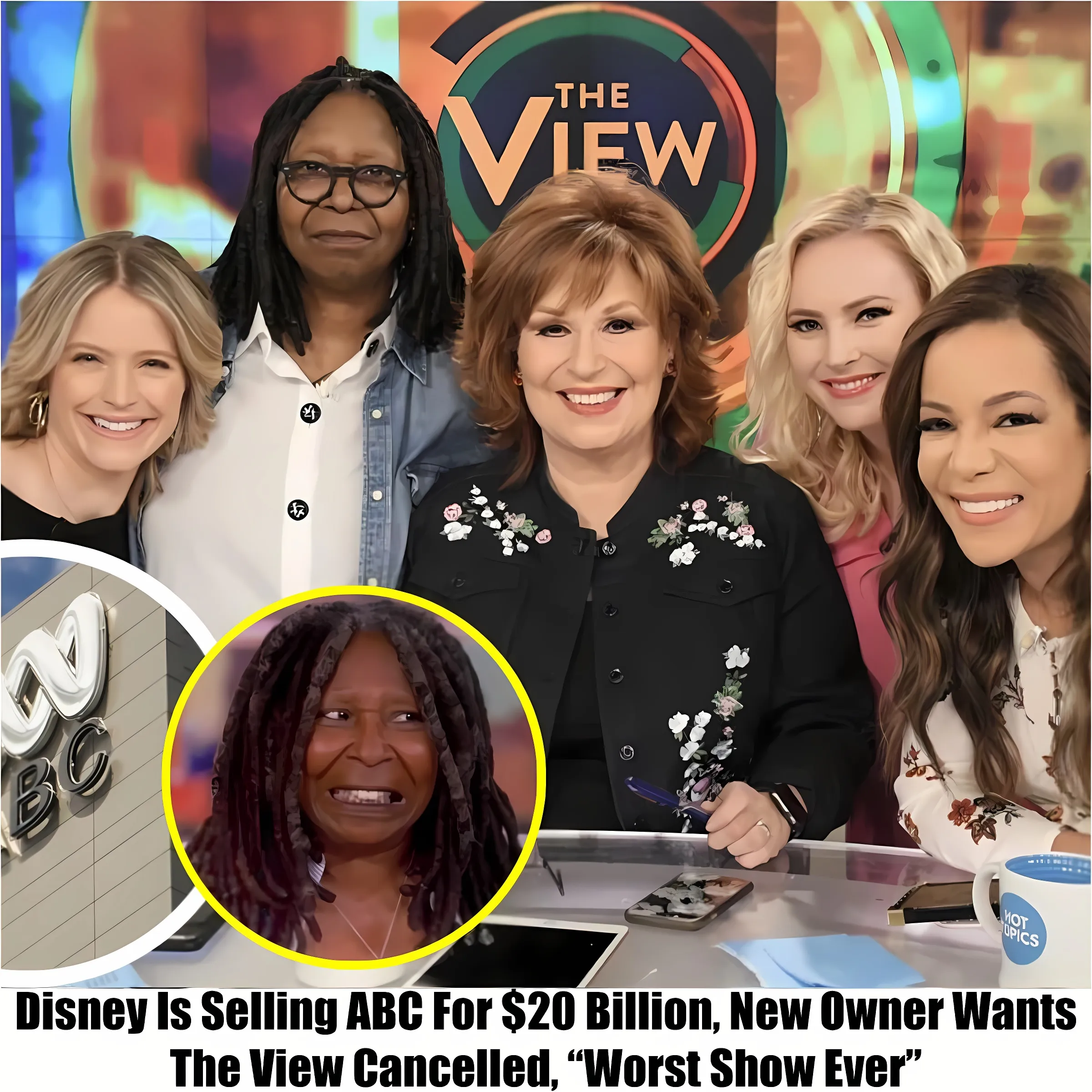 Cover Image for Última hora: Disney vende ABC por US$ 20 bilhões e o novo proprietário quer cancelar The View