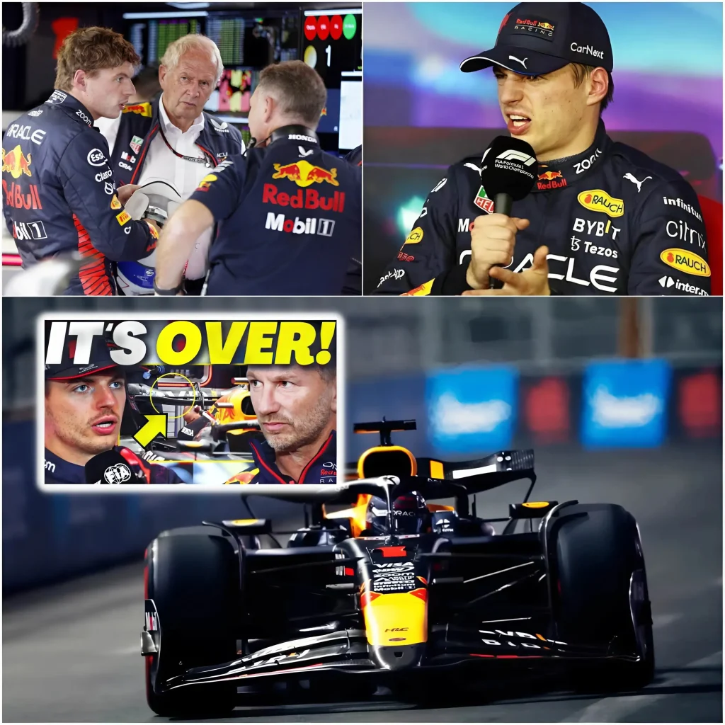 ULTIME NOTIZIE🛑 Max Verstappen FURIOSO con la Red Bull dopo un ERRORE TERRIBILE che CAMBIERÀ TUTTO al GP di Las Vegas!