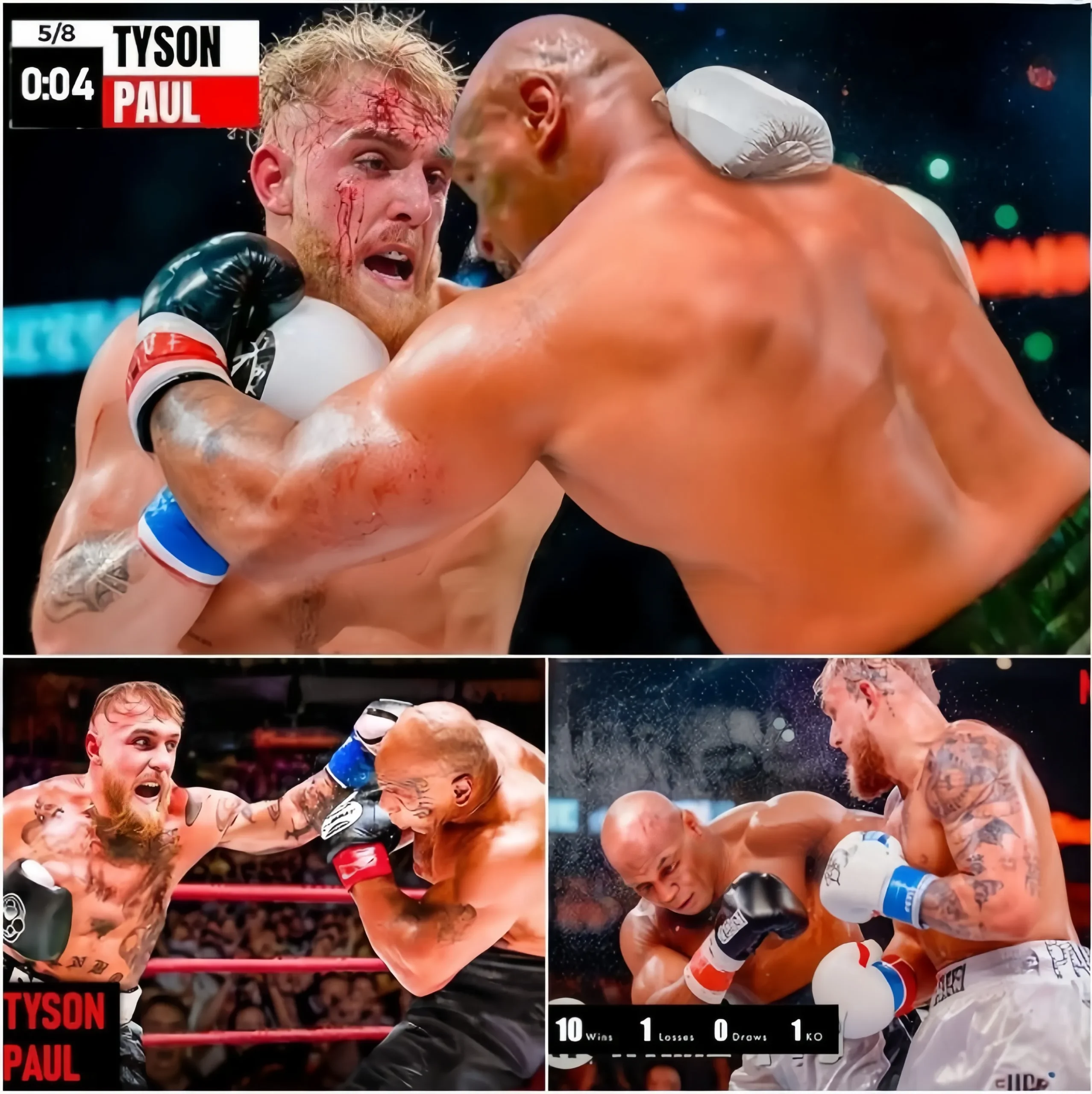 Cover Image for Vue Complète Du Combat De L’époque : Mike Tyson A Combattu Jake Paul Pendant Près De 10 Minutes, Et Le Changement N’aurait Pas Pu Être Plus Surprenant