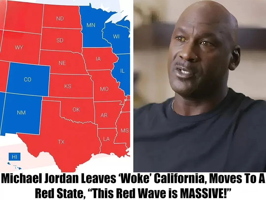 🔴Breaking News: Michael Jordan Leaves ‘Woke’ California for Republican State