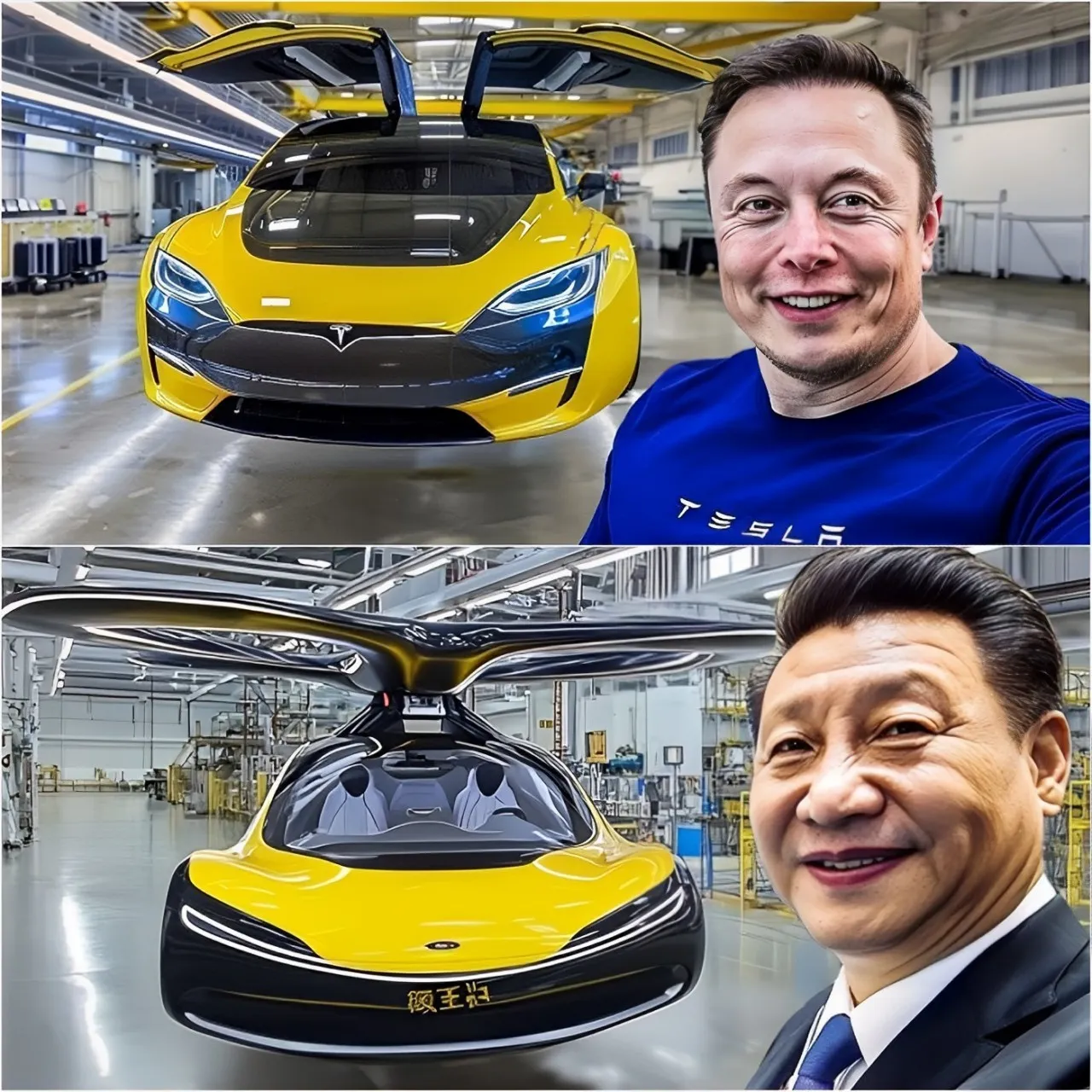 Chine Contre Elon Musk : La Bataille Pour La Suprématie Des Voitures Volantes