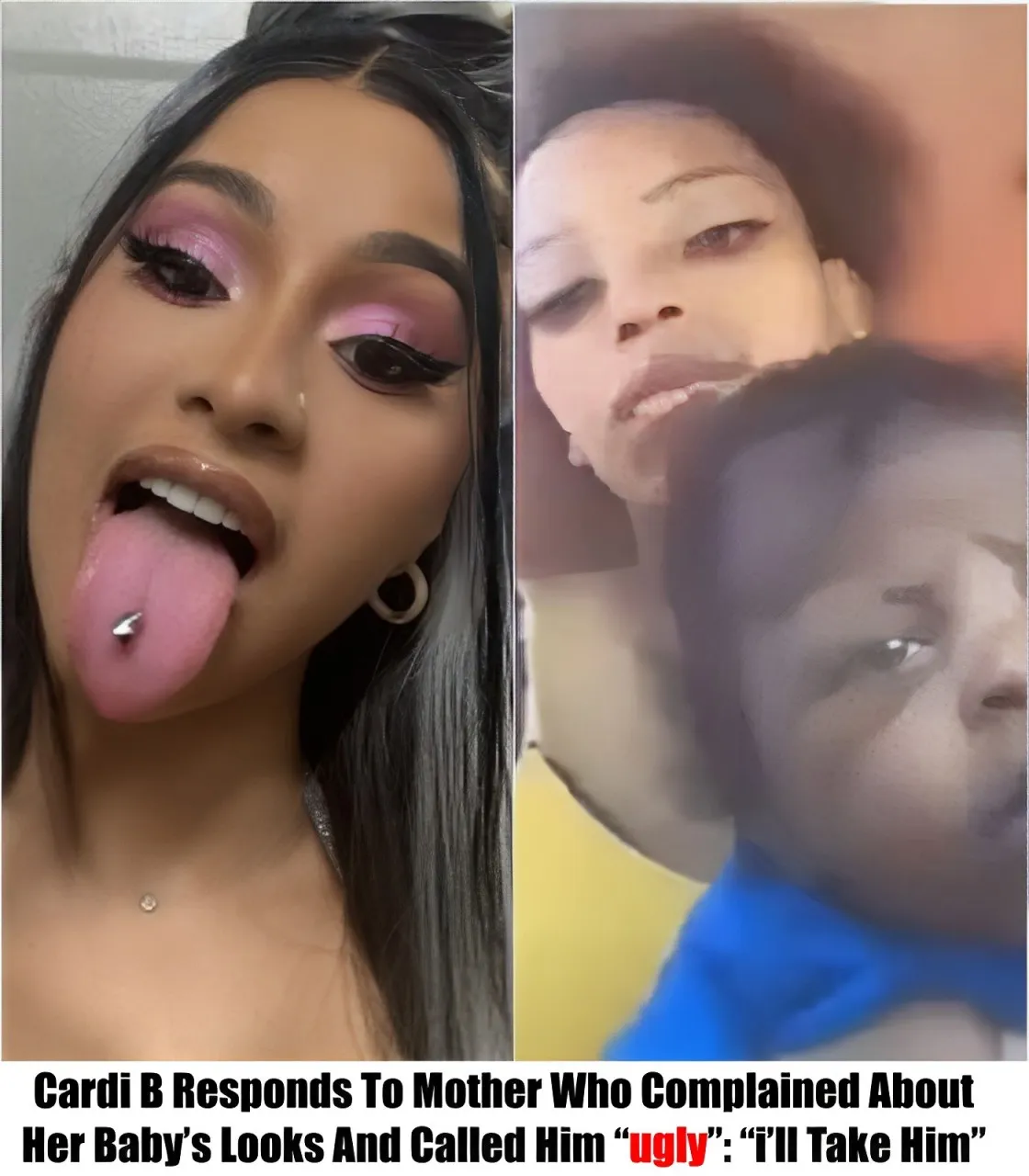 Cardi B Responds To Mother Who Complained About Her Baby’s Looks And Called Him “u.g.l.y”: “i’ll Take Him”