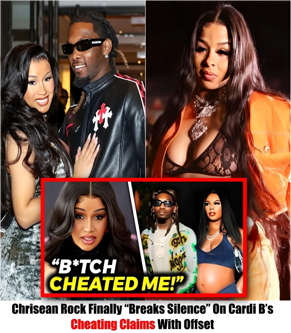 Official: Chrisean Rock Finally “Breaks Silence” On Cardi B’s Cheating Claims With Offset