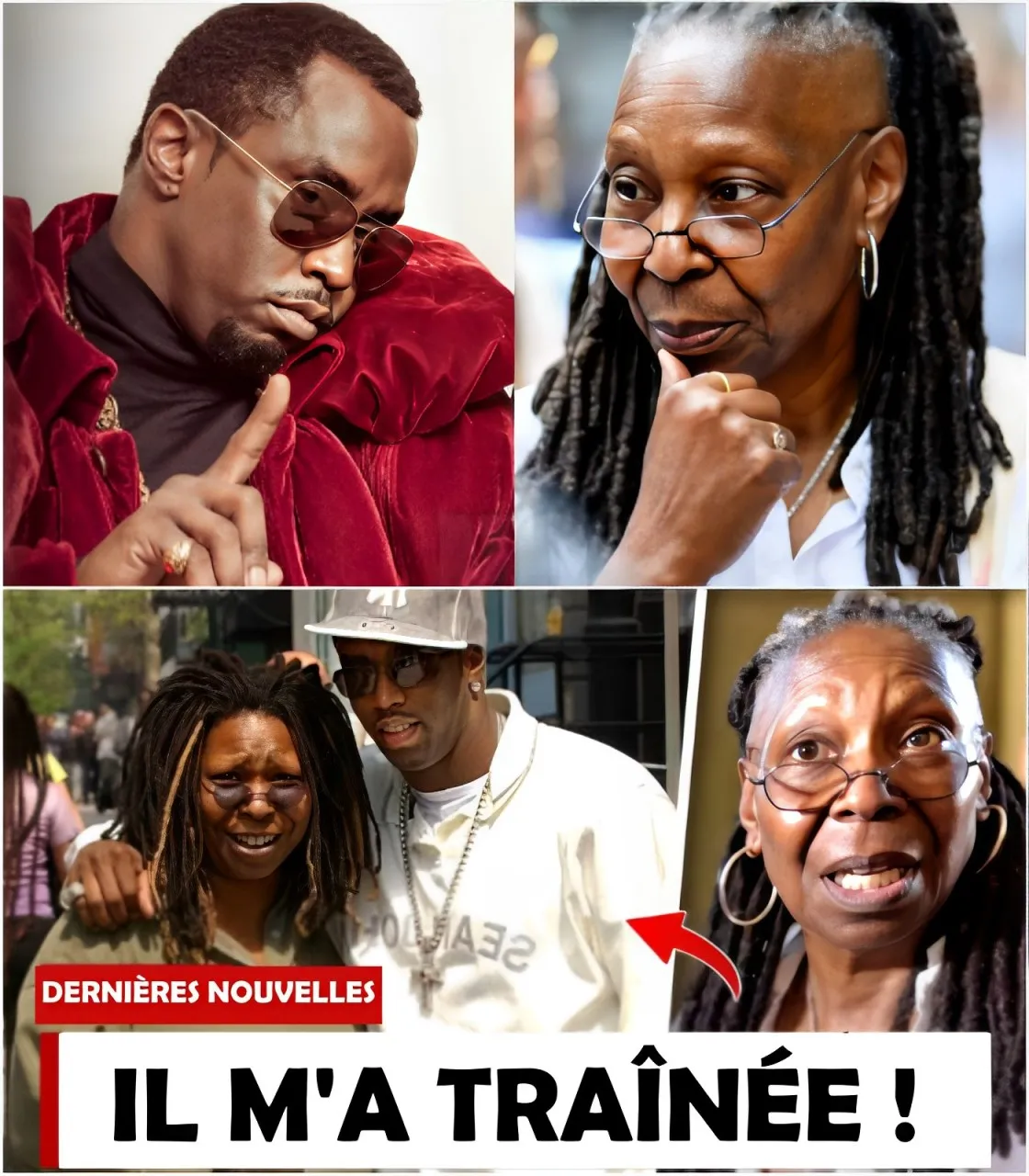 Whoopi Goldberg ROMPT LE SILENCE sur la manière dont Diddy l’a attirée à sa fête pour la séduire.