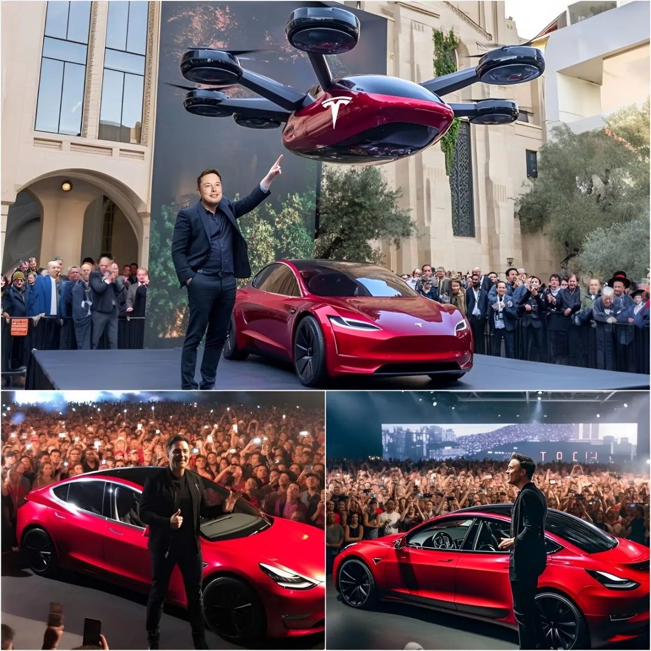 DERNIÈRES NOUVELLES : Le premier prototype de voiture volante Tesla d’Elon Musk a choqué le monde