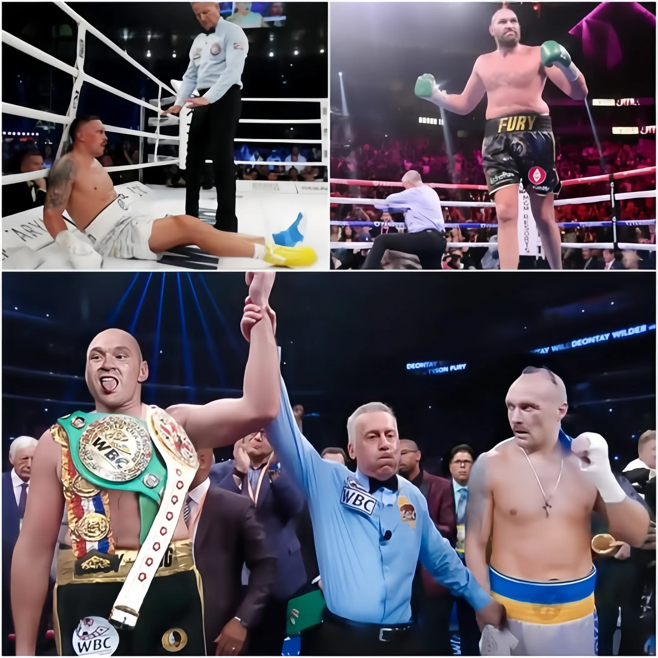 Cover Image for Tyson Fury ” Écrase ” Oleksandr Usyk Avant Le Combat Officiel, Mettant Fin À Sa Légendaire Série De Victoires Et Lui Faisant Perdre 150 Millions De Dollars