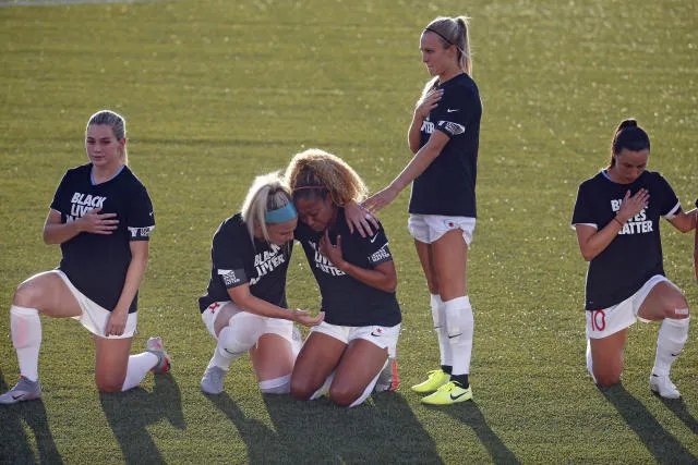 NWSL: Rachel Hill explains why she didn't kneel with Casey Short [Video]