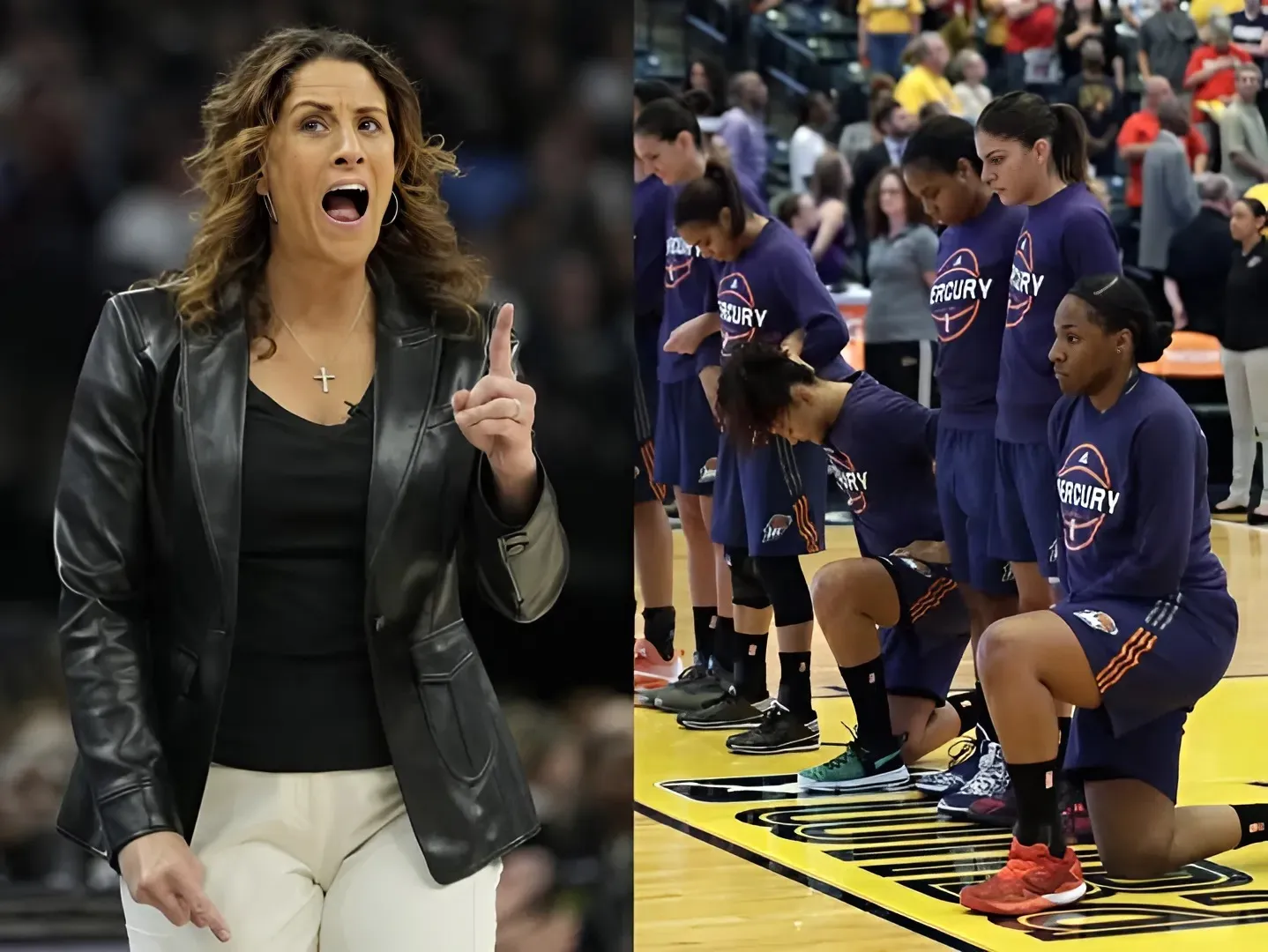 DERNIÈRES NOUVELLES ! Deux joueuses de la WNBA ont été immédiatement disqualifiées pour s’être agenouillées pendant la cérémonie du drapeau.