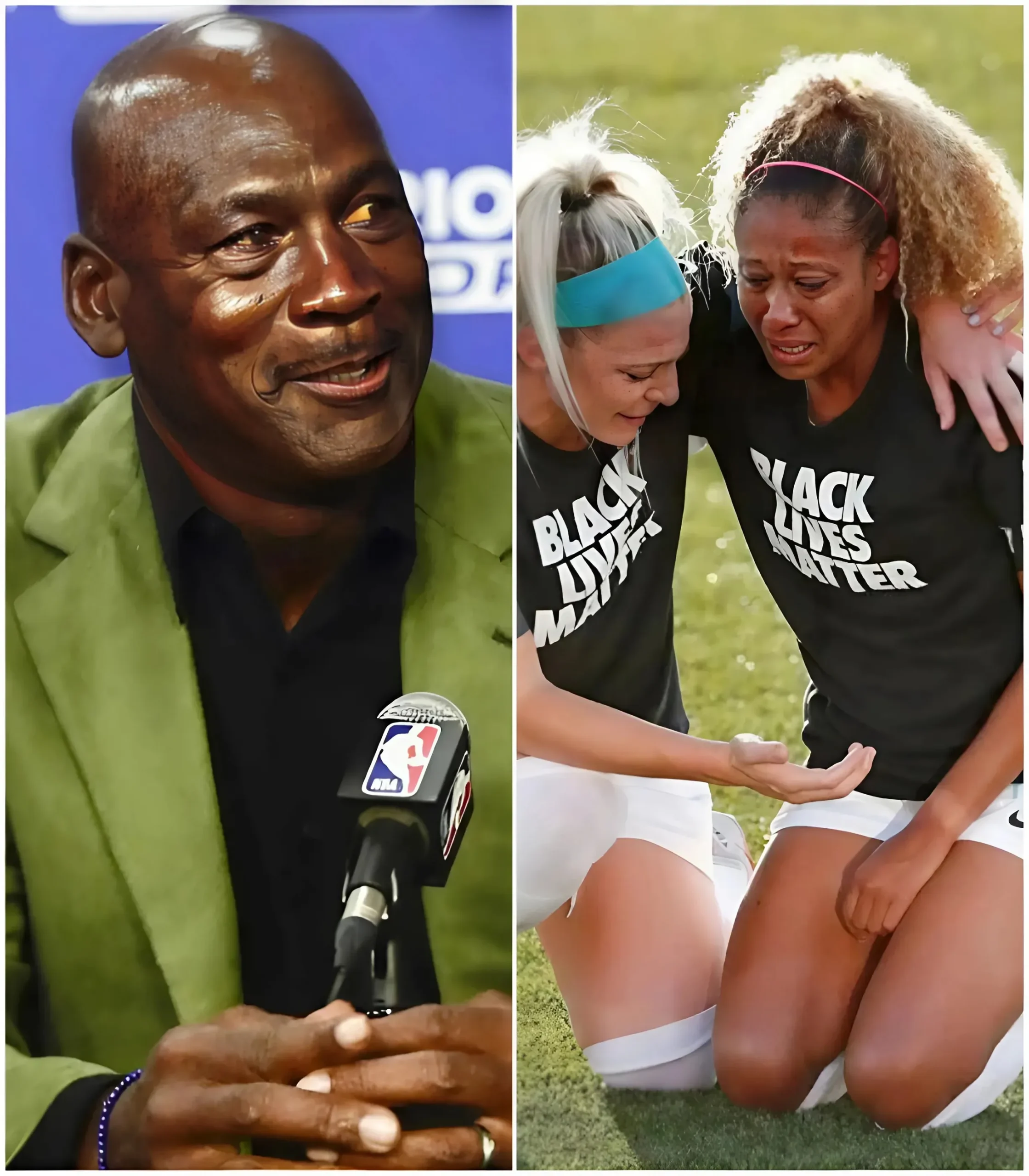 Cover Image for Michael Jordan sparks controversy by calling for medals to be stripped from athletes who kneel during the national anthem.