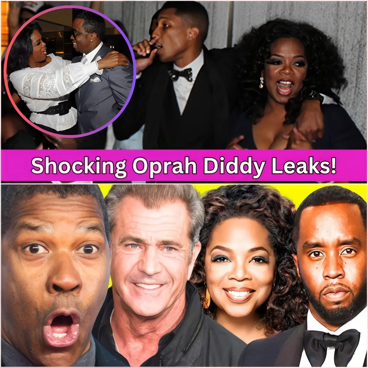 H๏τ NEWS! Oprah Winfrey Shocked After Denzel Washington and Mel Gibson’s Revelations About Diddy!