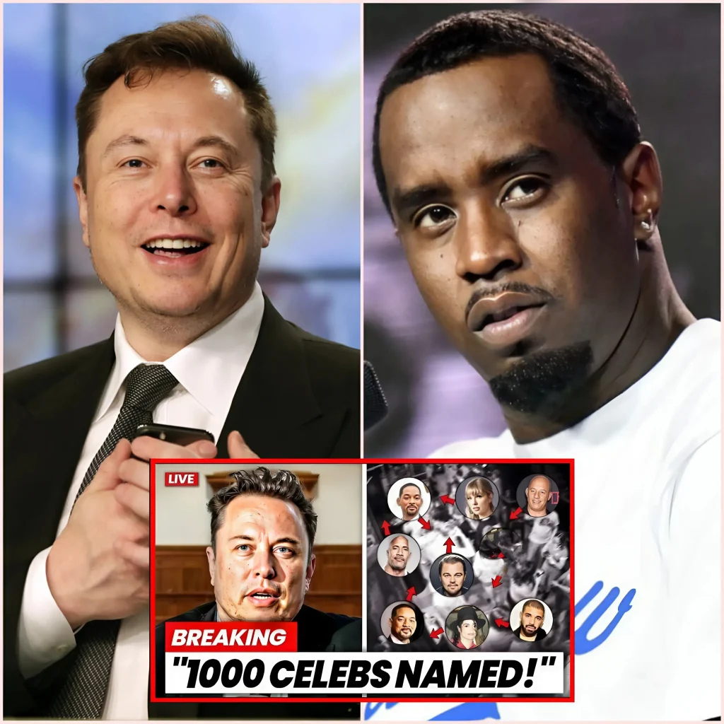 Tenir sa promesse : il y a dix minutes, Elon Musk a rendu publique la liste complète et les images des artistes impliqués dans le plus grand scandale Diddy de l’histoire.