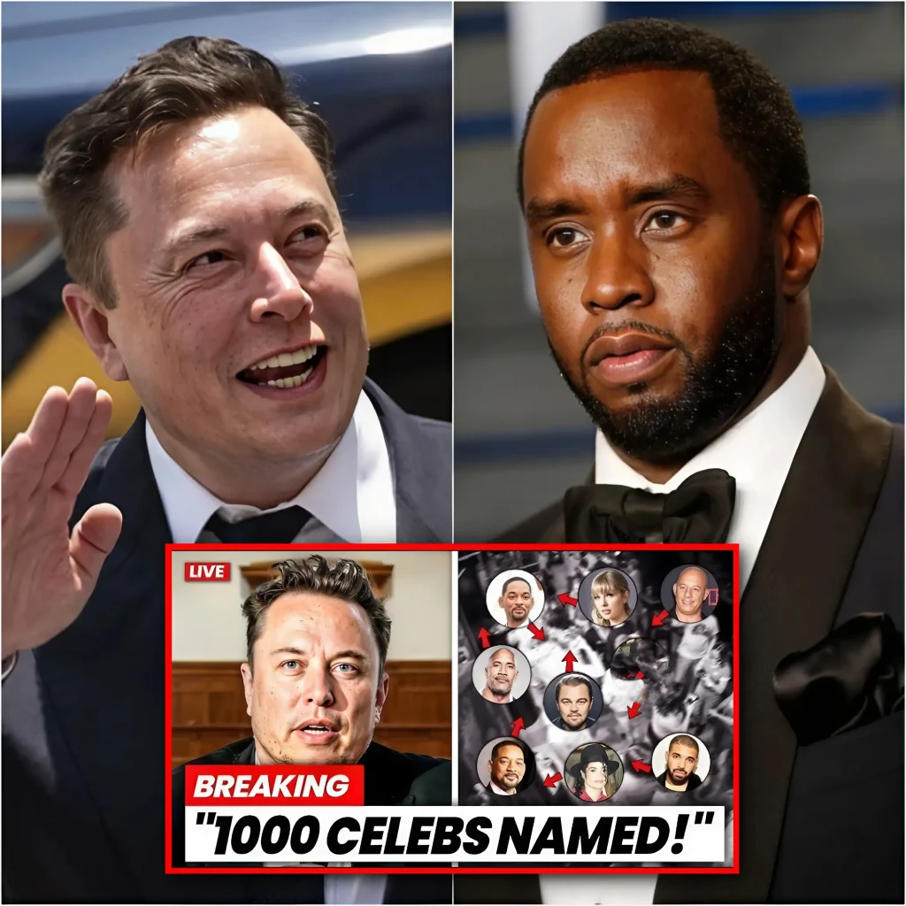 Keeping the promise: Ten minutes ago, Elon Musk publicly released the full list and images of artists involved in Diddy’s biggest scandal in history.