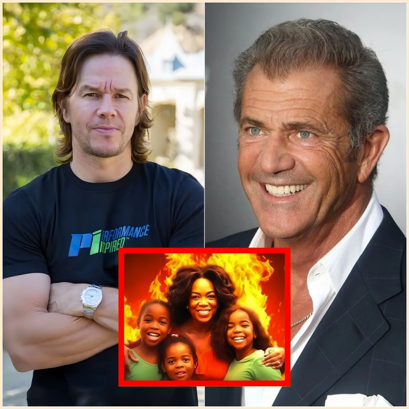 3 MINUTES AGO, Mark Wahlberg and Mel Gibson got together to reveal the dark secrets of Hollywood.