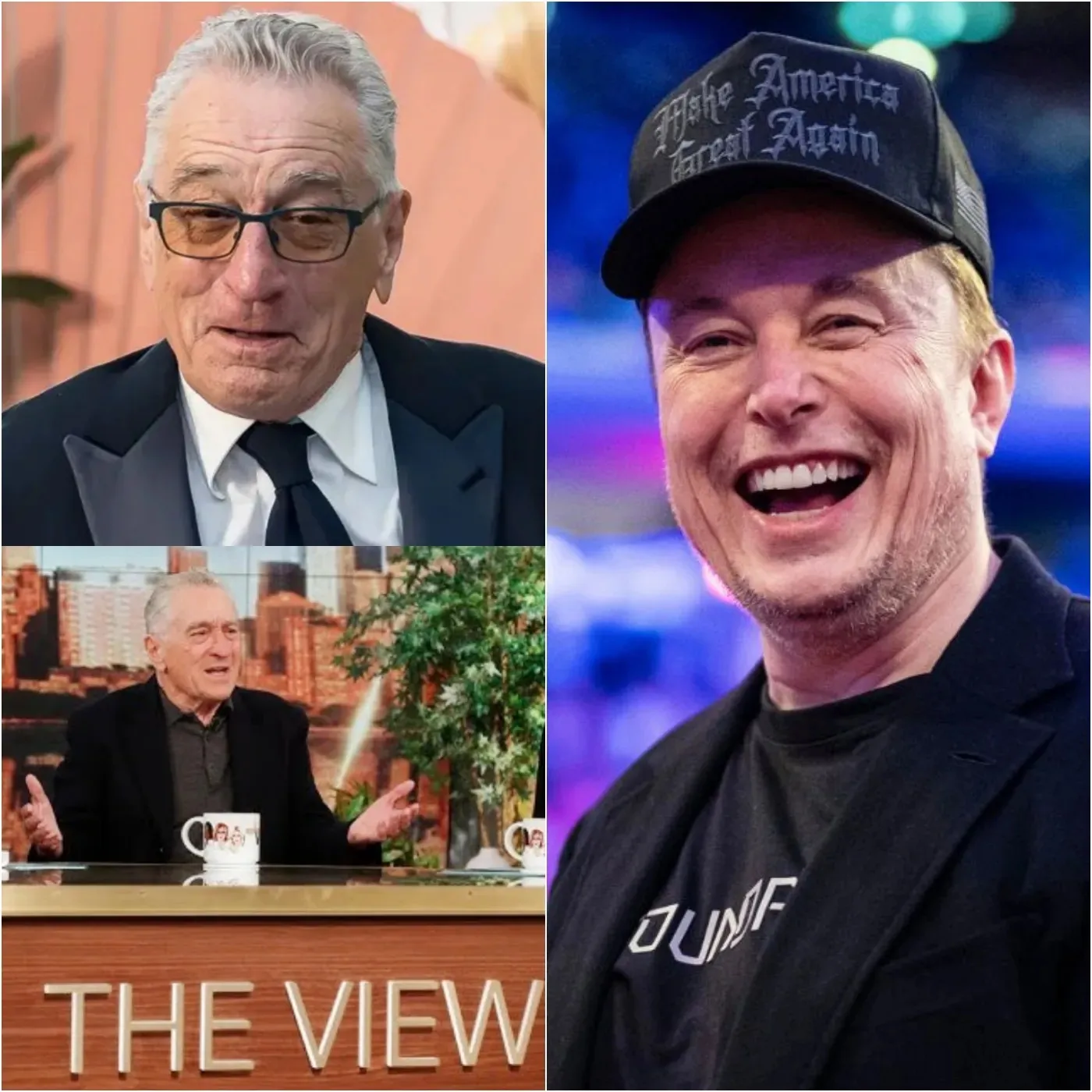 DERNIÈRES NOUVELLES : Robert De Niro qualifie Elon Musk de « salaud » sur The View, la réponse de Musk choque tout le studio