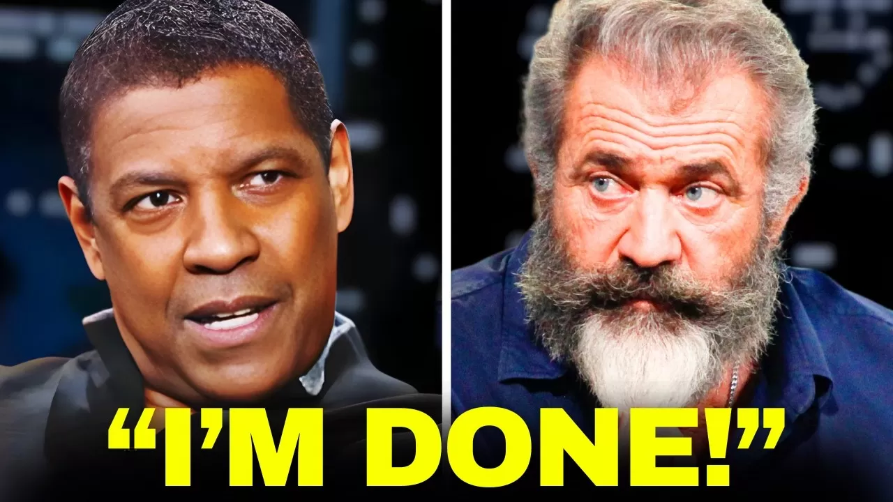 ¡Denzel Washington y Mel Gibson envían una advertencia aterradora que Woke Hollywood no quiere que escuches!