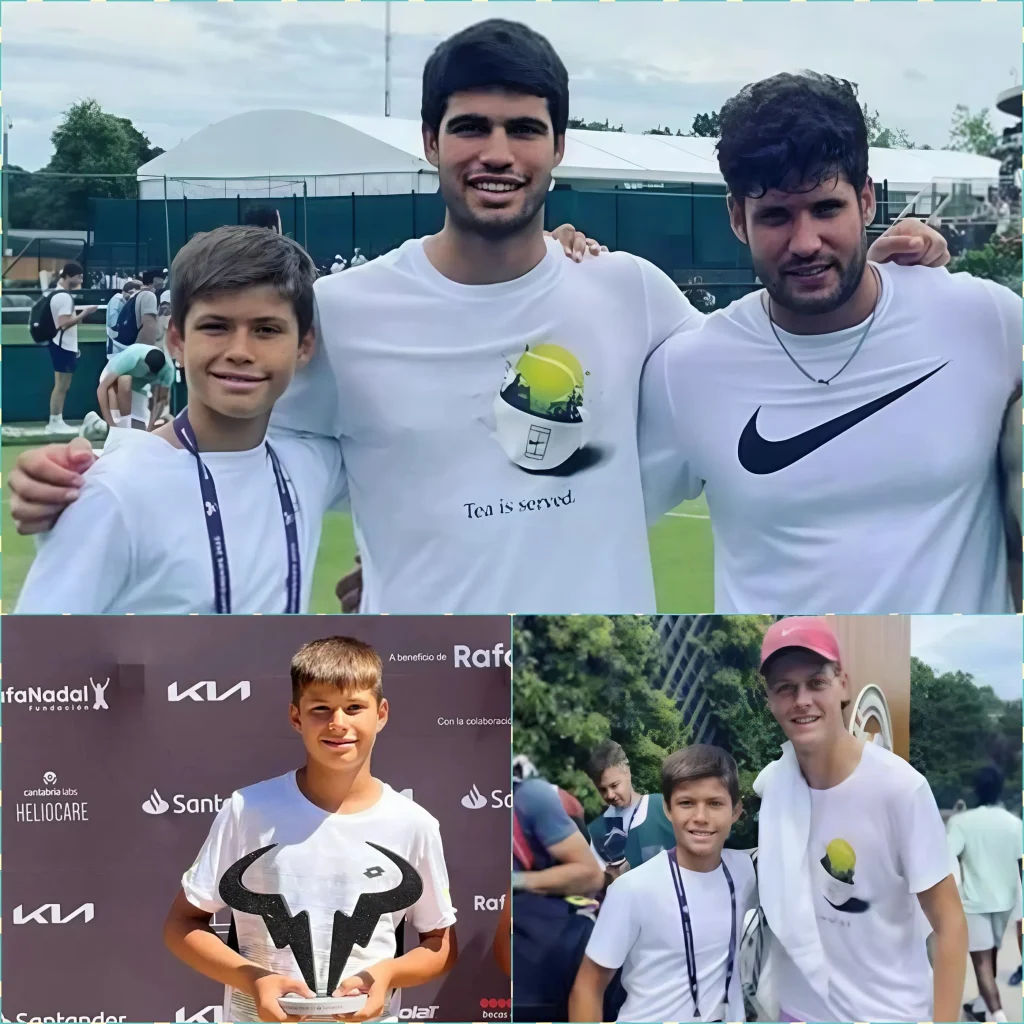 Jaime Alcaraz, le frère cadet de Carlos Alcaraz, participe aux Peтιт As, un tournoi international pour les enfants de 12 à 14 ans, et il explique la raison pour laquelle il est capable de participer à un événement aussi international, ce qui a surpris de nombreuses personnes !