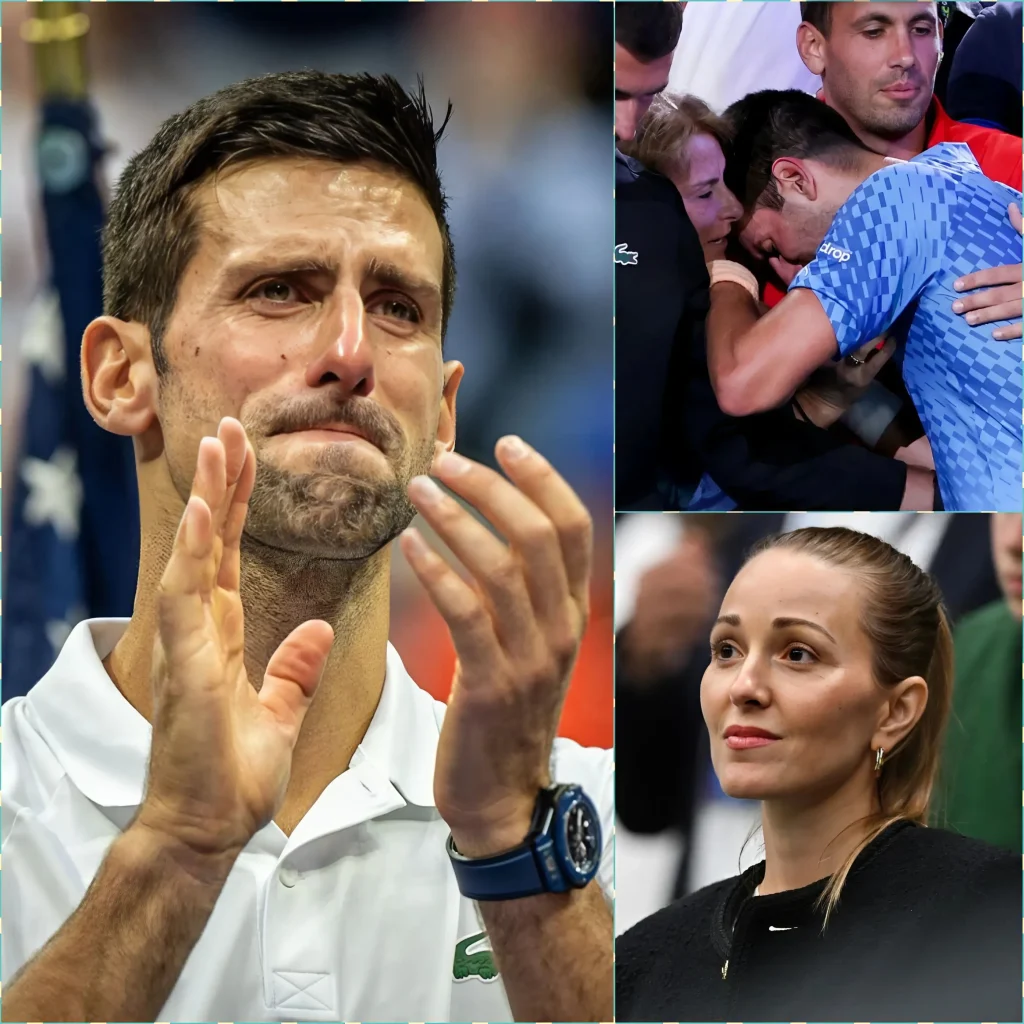 “L’épouse de Djokovic s’exprime avec émotion après le moment de larmes de son mari.”