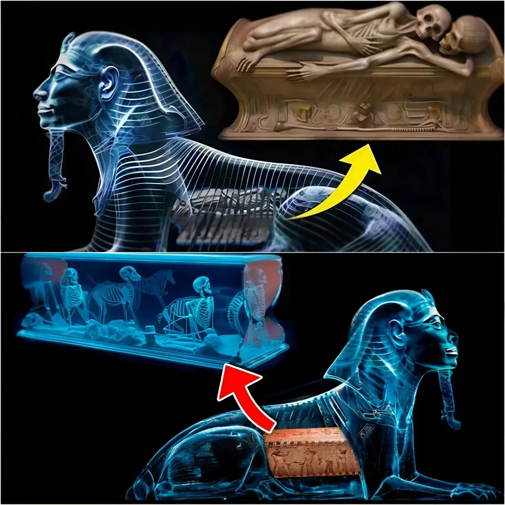 Révélation Choc : Les Secrets Enfouis Sous Le Grand Sphinx De Gizeh ! Des Preuves Troublantes De Sacrifices Humains Enterrés Dans Son Ventre