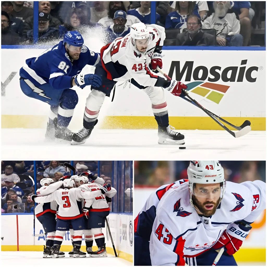 BREAKING: Tom Wilson’s power-play goal lifts the Capitals over the Lightning 5-4