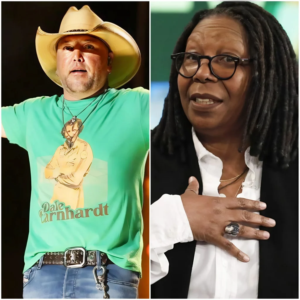 Jason Aldean poursuit Whoopi Goldberg pour 100 milliards de dollars – L’amour de la musique country se transforme en bataille juridique