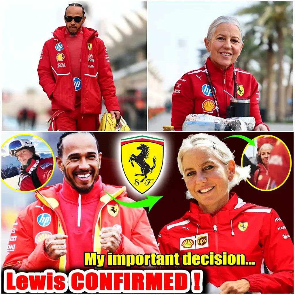 Lewis Hamilton makes his feelings known about having close aide Angella Cullen back by his side at Ferrari