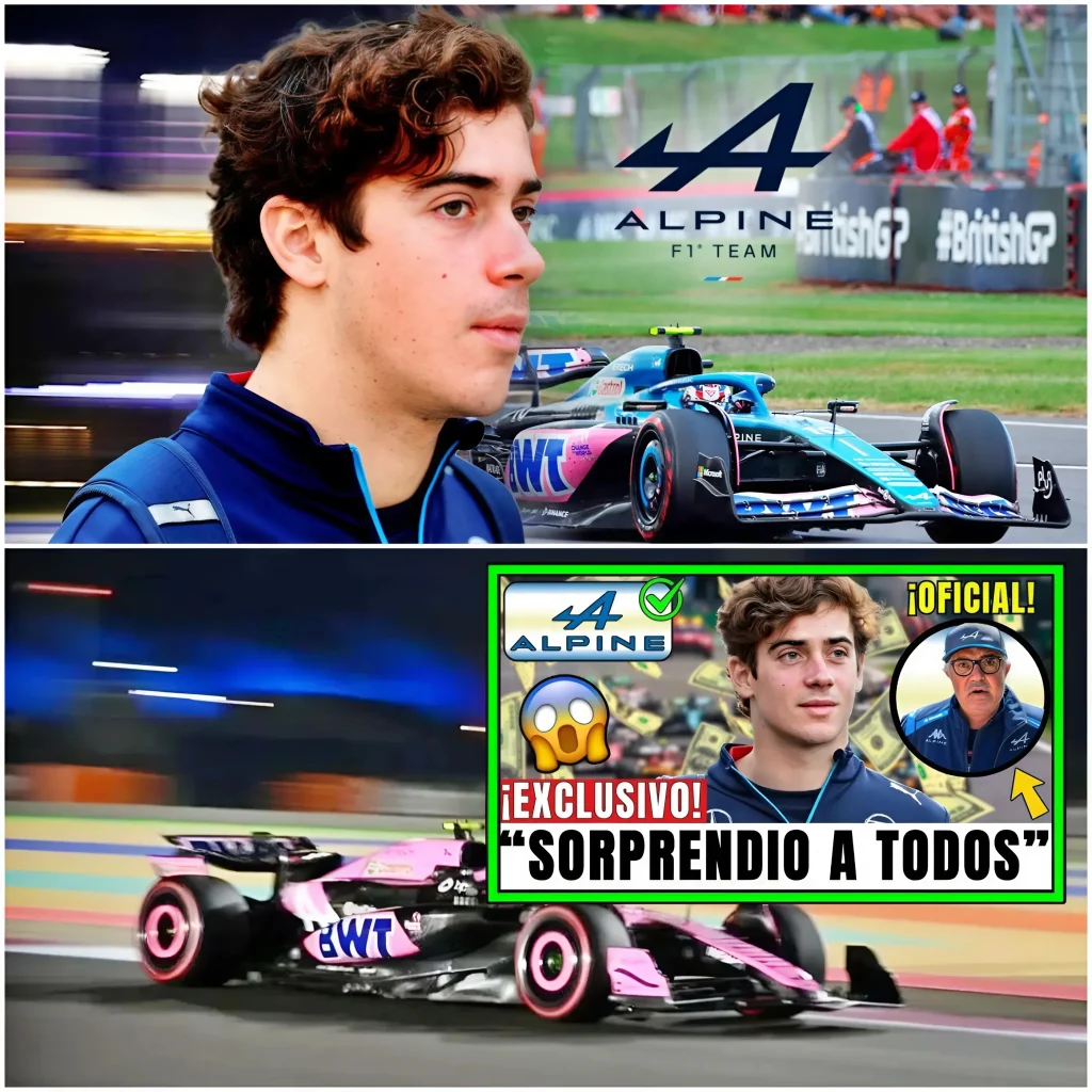 ¡CONFIRMADO! COLAPINTO SE PREPARA PARA SU GRAN DEBUT EN LA F1 ¡ALPINE LO HIZO REALIDAD!