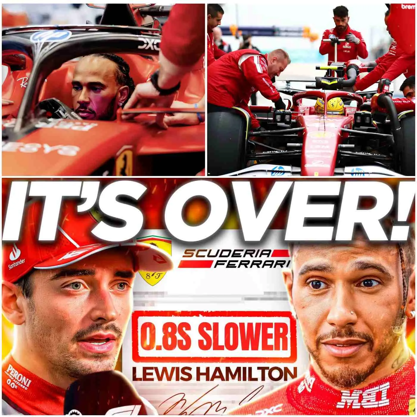 BOMBER NEWS: Hamilton in SERIOUS DANGER after NEW DATA JUST LEAKED from Ferrari TESTING!