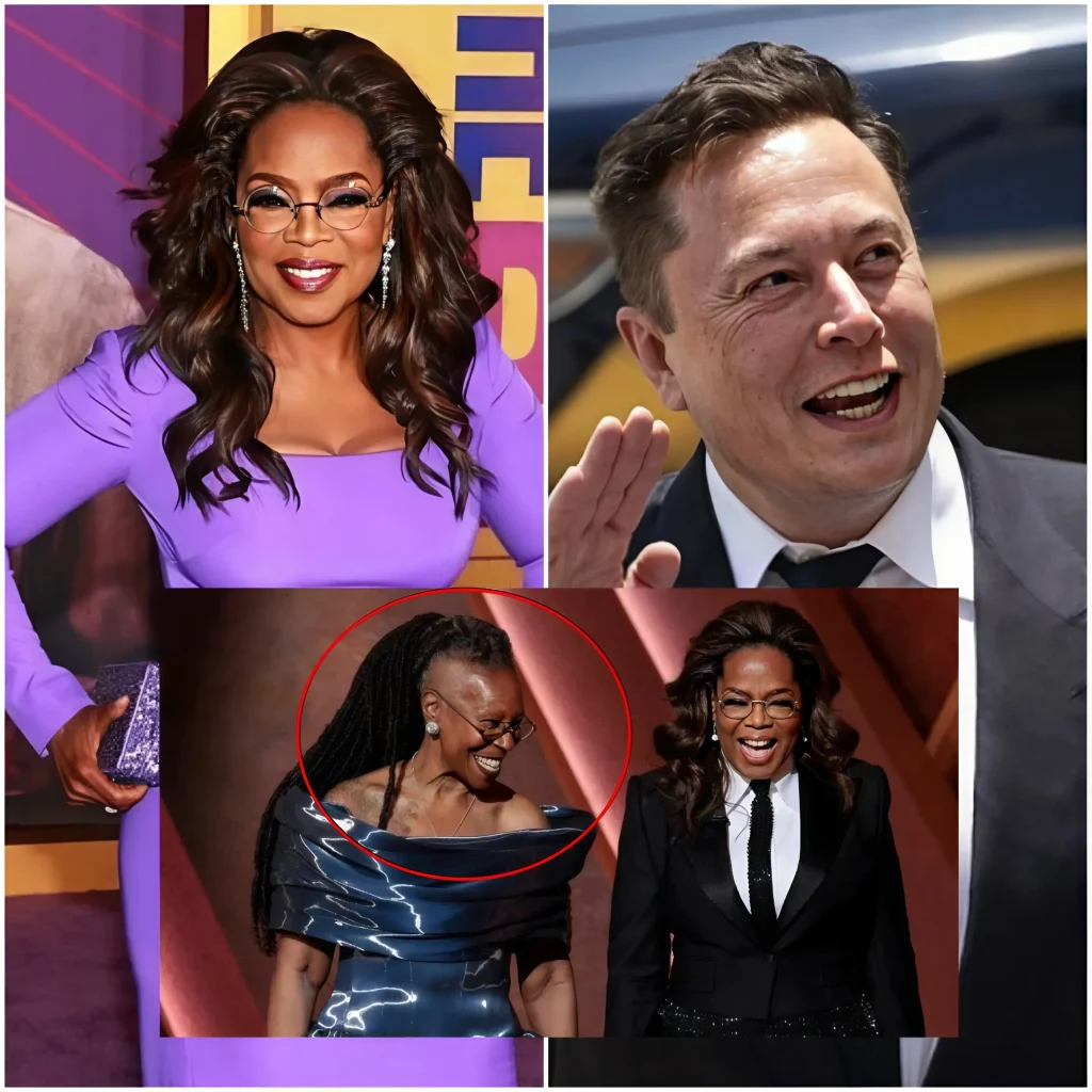 Oprah Winfrey traite Elon Musk de “salaud” directement aux Oscars 2025, la réponse de Musk laisse tout le public stupéfait.