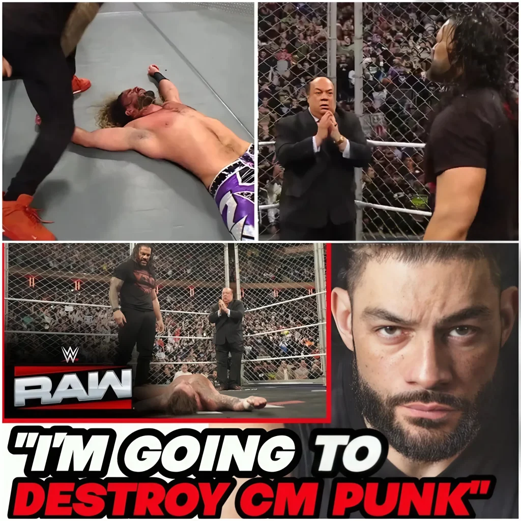 SHOCK TWIST!! ROMAN REIGNS PROMISES TO DESTROY CM PUNK’S CAREER AFTER THE ATTACK ON RAW