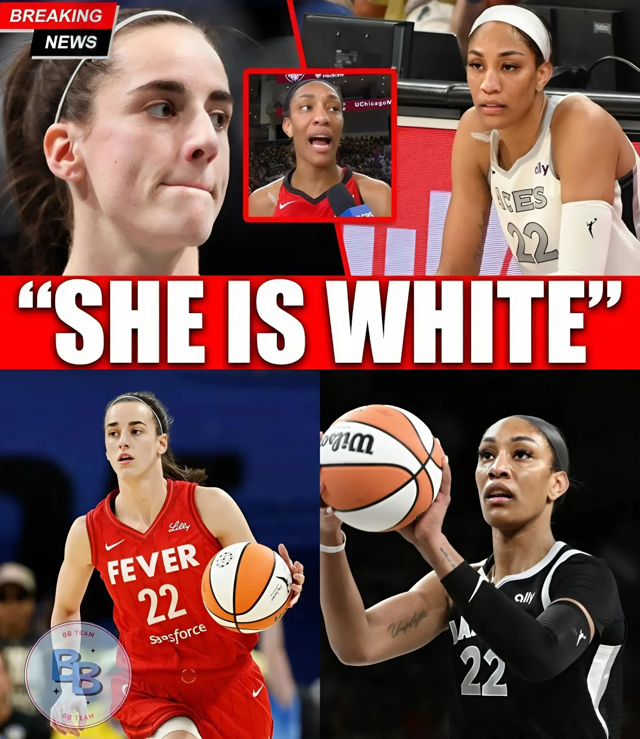 Cover Image for JUST IN: A’ja Wilson hits Caitlin Clark with yet another vicious strike—and this one has fans SCREAMING. Is this pure competition, or has it crossed the line? Clark’s calm response speaks volumes, but the WNBA world is in chaos. Even league legends are speaking out. You won’t believe what Wilson did this time!