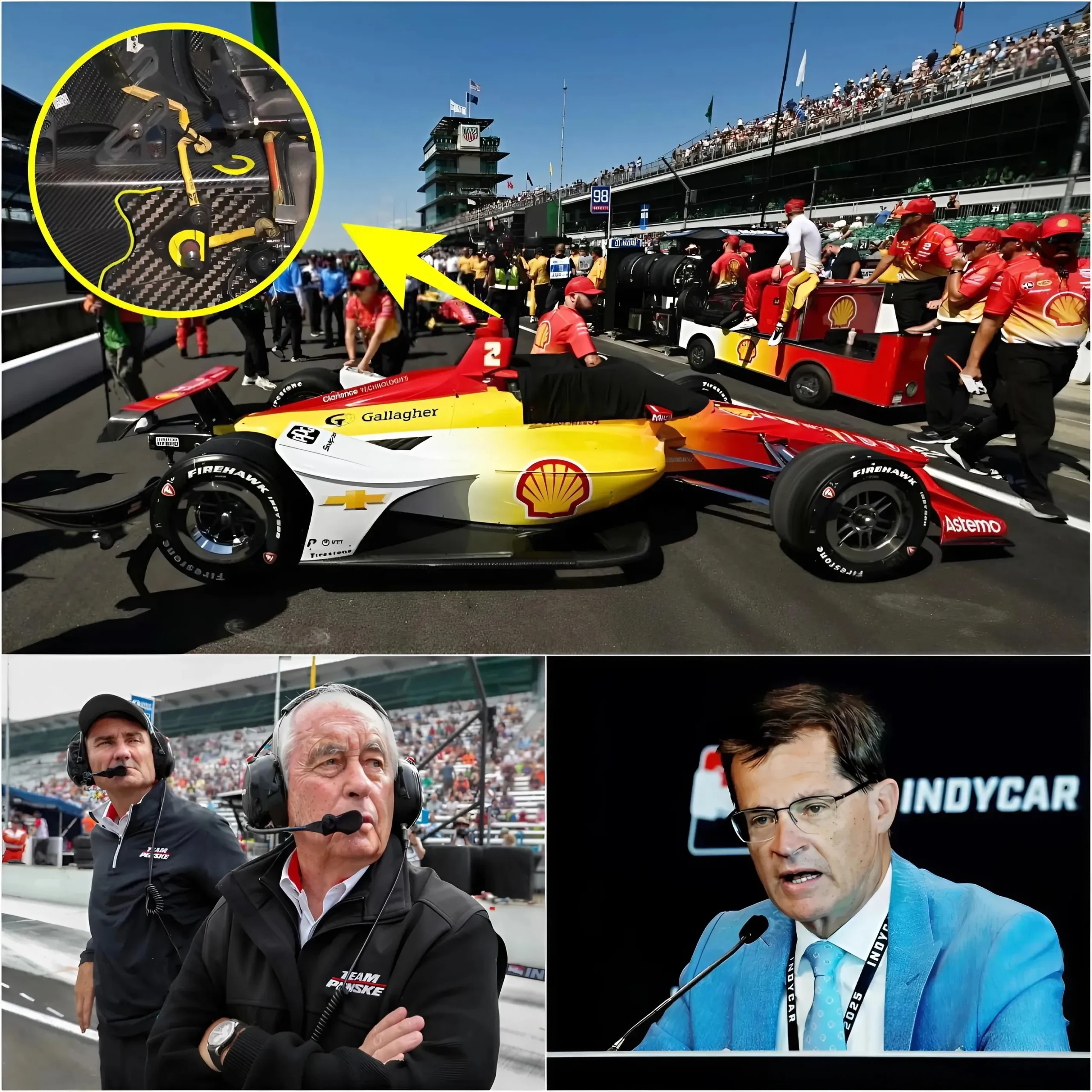 Cover Image for INDYCAR CHEATING 🚨🚨🚨 Josef Newgarden and Will Power Face Maximum Penalties After Shocking Rear Damper Cheating Scandal Ahead of Indianapolis 500, Sending Shockwaves Through the Racing World