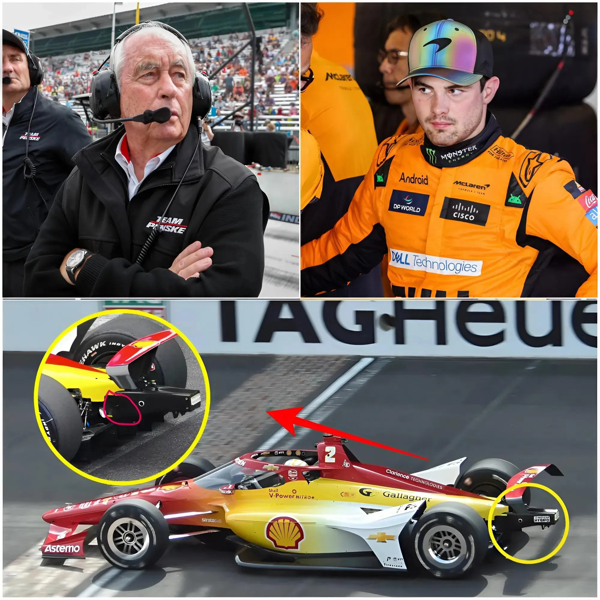 Cover Image for URGENT NEWS 🔴 Pato O’ward ‘Furious Beyond Measure’ as Penske Scandal Exposes Josef Newgarden’s Illegal Car at Indy 500