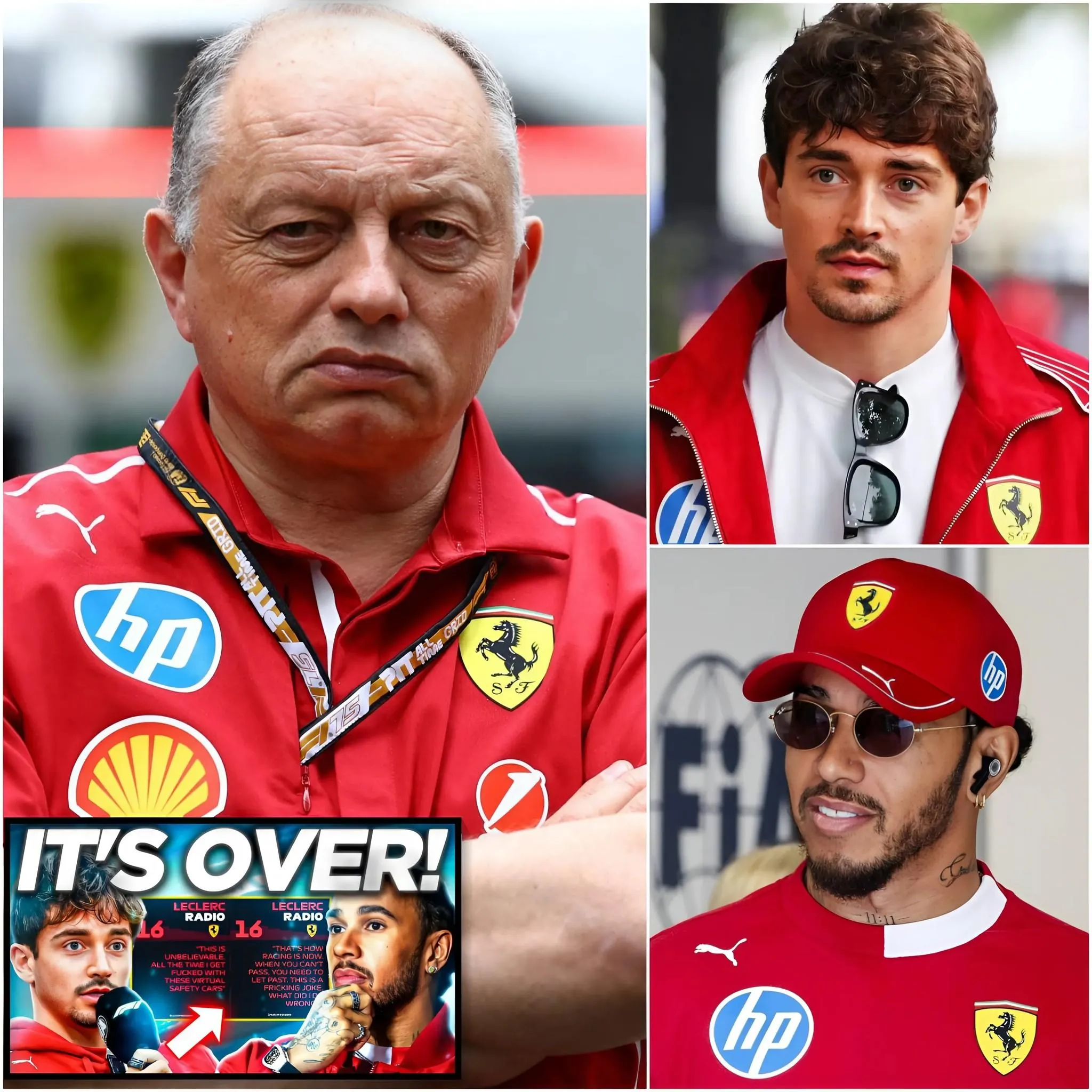 Cover Image for Hamilton et Leclerc FURIEUX contre Ferrari après une conversation radio CHOQUANTE révélée après Imola !